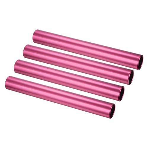 Bâtons de relais PATIKIL en aluminium rose pour éviter les chutes de témoin en course