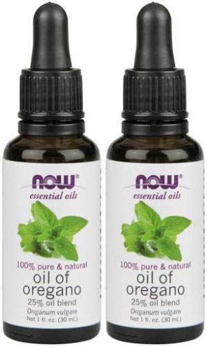 Now Foods Oil of Oregano 25%, 1 Fl Oz (Pack of 2)