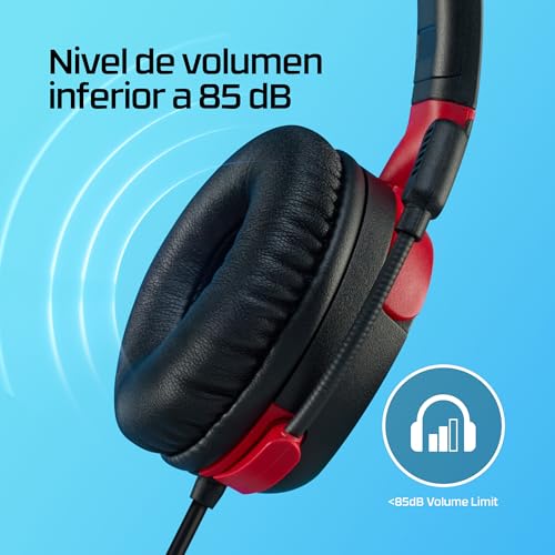 Auriculares gaming con cable para niños HyperX Cloud Mini lavanda Switch PC PS Xbox 4