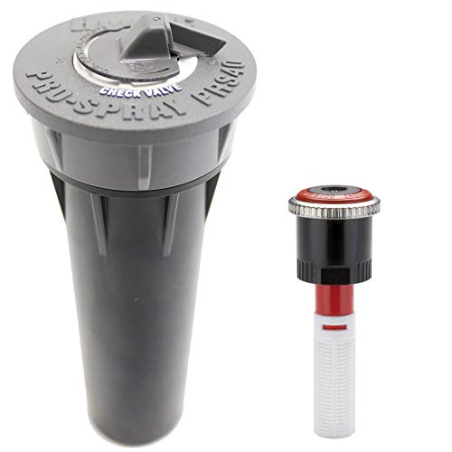 Hunter PRS40- CV 10 cm mit MP2000 360° Düse- Rückschlagventil, 2, 8 bar Druckregulierung- optimal für Rasenbewässerung, wetterfestes Versenkregner Gehäuse, wählbare MP Rotator Varianten