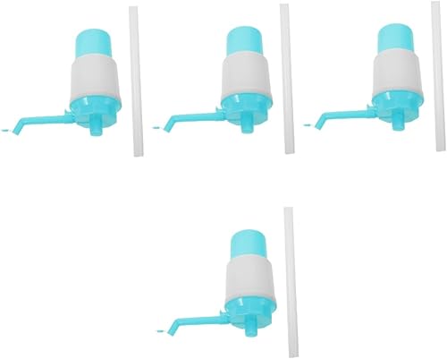 Miniatura 12 de jojofuny Bomba de absorción de agua a presión manual para botella de 1 galón, material Pp, fácil de llevar, beber saludable