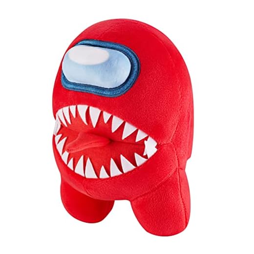 Among Us Plush Impostor | Unique Among Among Us Collectibles | Among Us Toys and Playable Characters | 7 Inch Plush Doll - Huggable Plushie w/Teeth and Tongue Sticking Out | Kids’ Toys Licensed