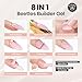 Beetles Builder Gel Set,12 Colors 7 in 1 Nail Thickening Strengthening Building Apex for Beginner DIY Salon at Home,Pink Nude Gel Builder Nail Art Design Beauty Gifts for Women,UV & LED Lamp Needed