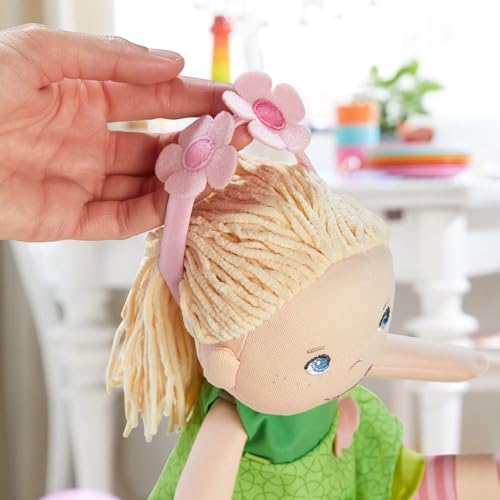 HABA Muñeca suave Mali 12 pulgadas pelo rubio ojos azules miniatura 6