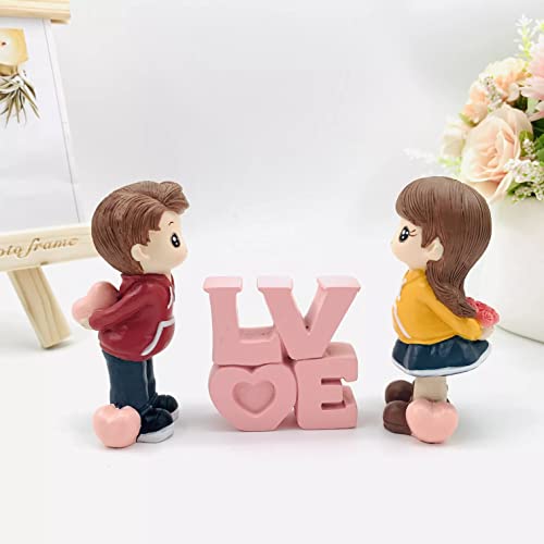Image of AUGEN Polyresin Love Idol Statue Showpiece for Home Decor Decoration and Gifting (7671-B, 8cm)