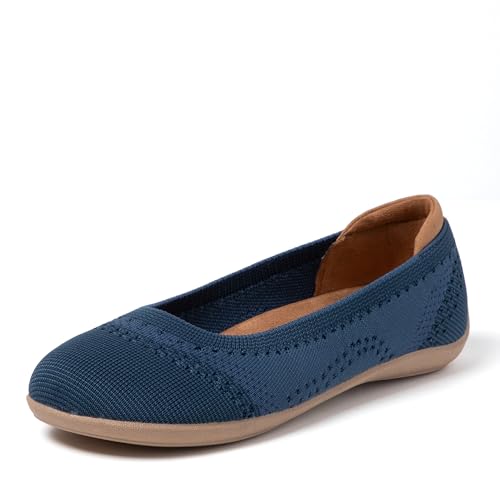 Dearfoams Slip-On Ballet Flats with Arch Support