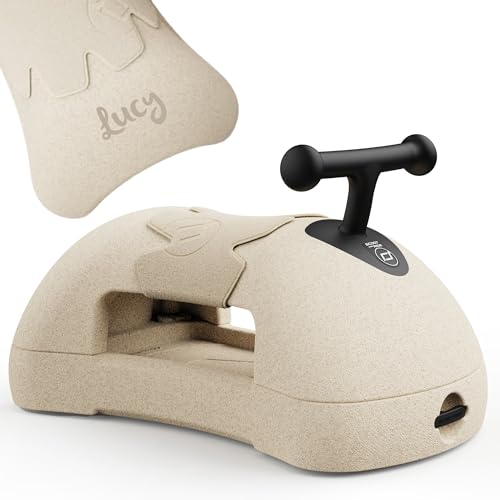 Scoot and Ride My First 3in1 Beige Babywalker & Rutschfahrzeug/Laufbrett für Babys ab 6 Monaten personalisiert mit Namen
