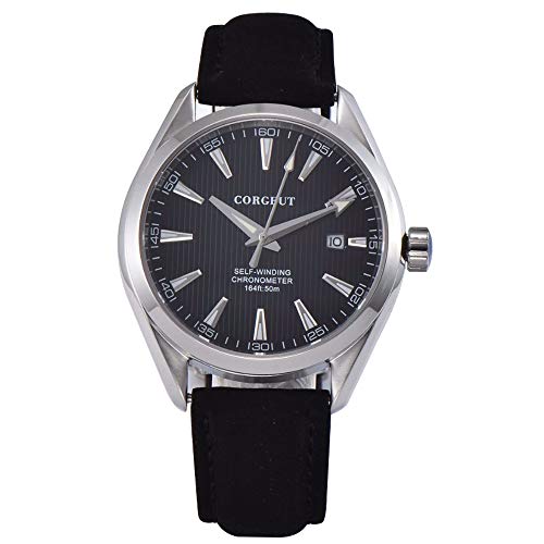 Montre automatique homme Corgeut anti rayure avec cadran lumineux lisible