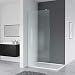 Produktbild IMPTS Glaswand Dusche 100 x 200cm Walk in Duschwand Duschabtrennung Nano Glas Duschkabine offen mit Stabilisierungsstange