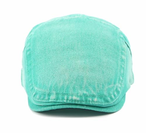 Image of Cotton Newsboy Cap,Breathable Ivy Gatsby Cabbie Beret Hat for Men's Women Driving Hunting Golf