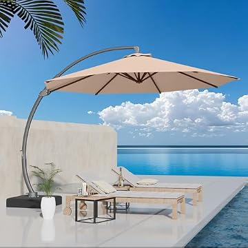 tilting offset patio umbrella