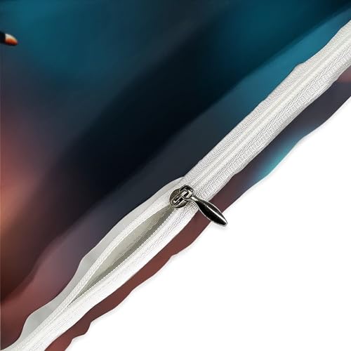 Housse de couette papillon 220x240 cm avec taies d'oreiller en microfibre pour lit king size - 5