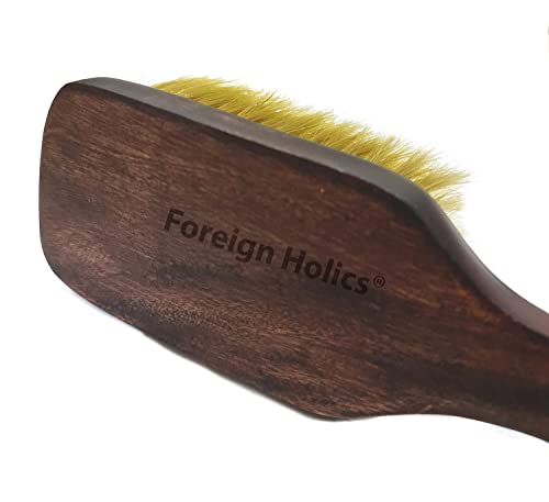 Image of Wooden Long Handle Soft Bristle Multipurpose Dusting Cleaning Brush for Sofa, Clothes, Blanket, Curtains, Home, and Household Cleaner Brushes (M5)