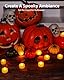 AMAGIC 24 Stück batteriebetriebene Teelichter Kerzen, flammenlose LED-Teelichter für Halloween, Hochzeit (warmweiß)