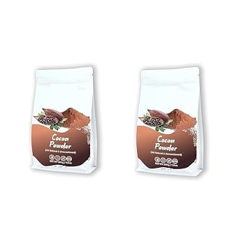 Coco Powder, 400 grams Pack of 2 of each 200 gm Unsweetened Cocoa Powder -Vegan & Gluten Free,100% Natural, No Artificial Color