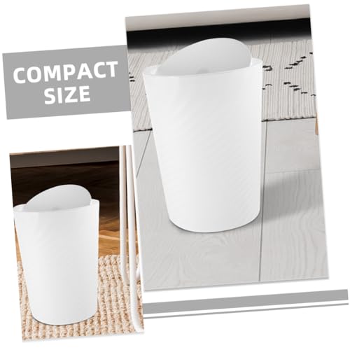 Caneca de basura rectangular con tapa de gran capacidad miniatura 5