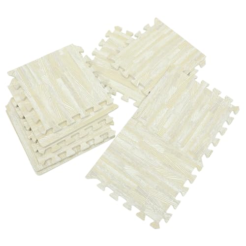 Tapis mousse puzzle effet bois anti-chute pour protéger les genoux de bébé
