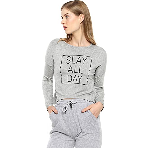 Image of PINACOLADA Women Stylish Printed Full Sleeve Casual Tops