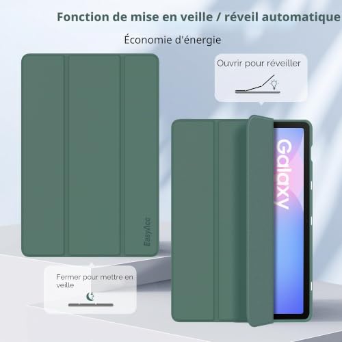 Étui Samsung Galaxy Tab S10 FE+ anti-rayures protège-stylet TPU - 6