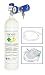 Produktbild gase-kaufen Mobiles Sauerstoff-Notfallsystem - 2 Liter medizinischer Sauerstoff (Aluflasche superleicht) mit Druckminderer MediSelect 25 und Maske