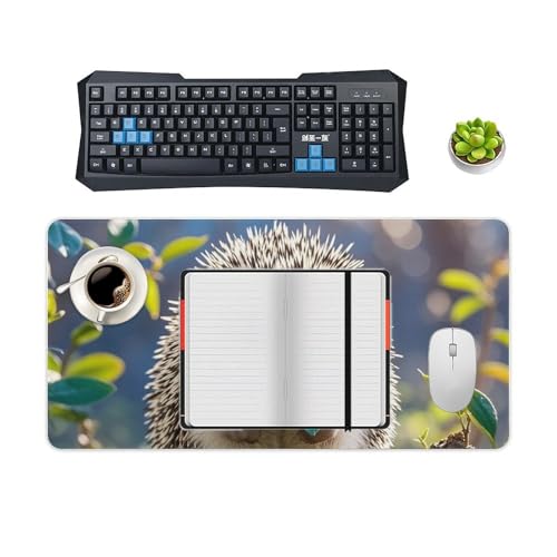 Alfombrilla de ratón gaming Lovely Hedgehog grande 60x30 cm miniatura 4