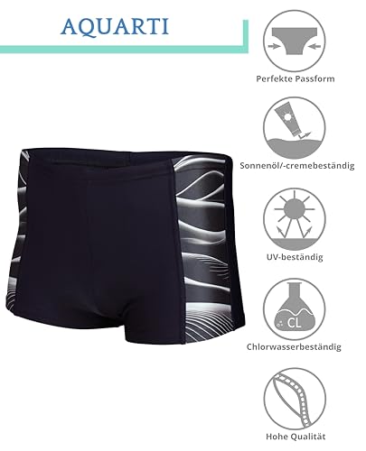 Bañador con rayas laterales Aquarti para vacaciones de verano 3