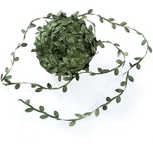 Artificial Leaf Vine Garland Vivid Greenery Stems for Wedding Home Party Garden Decor Rattan Fake Foliage for DIY Crafts Handrail Fence and Hairband Decoration