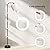 Dimmable Floor Lamp for Living Room,Arc Sofa Lamps with Remote Control,Stepless Dimmable Brightness & Colors Temperature 2700k-6500k,67 In,Tall Flexible Standing Lamp for Bedroom Study Room Office