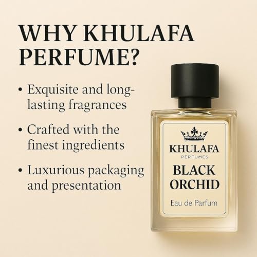 Image of Tam Forde Blacke Orchid Inspired Perfume | Unisex EDP with Truffle, Orchid & Patchouli | Bold & Long-Lasting Scent for Date Nights & Winter | 50ML