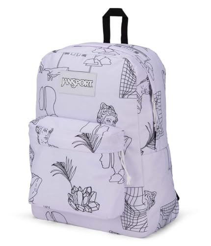 JanSport Mochila Superbreak Plus – Mochila para trabalho, viagem ou laptop com bolso para garrafa de