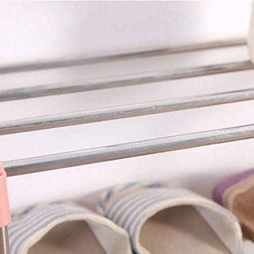 Étagère à chaussures multicouche en acier pour rangement de maison
