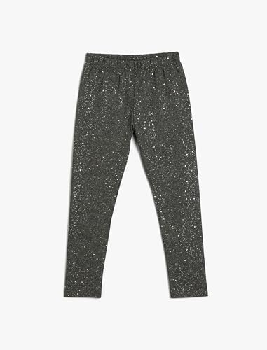 Leggings skinny stretch imprimé avec ceinture extensible femme
