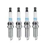 Spark Plug 4PCS 22401-JA01B DILKAR6A11 Spark Plug Compatible With Nissan X-Trail Compatible Sentra