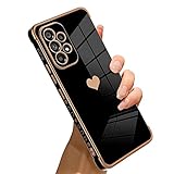 Bonoma Compatible with Samsung Galaxy A53 5G Case Love Heart Plating Electroplate Luxury Elegant...