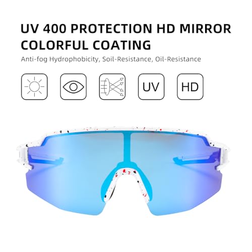 Image of ROCKBROS Polarized Sunglasses for Men Women UV Protection Cycling Sunglasses Sport Glasses