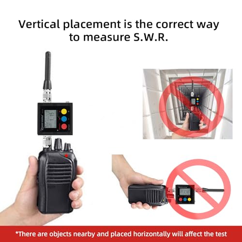 Mcbazel Surecom SW-102S SO239 Anschluss Digitales VHF UHF 125-525Mhz Leistungs- & SWR-Messgerät