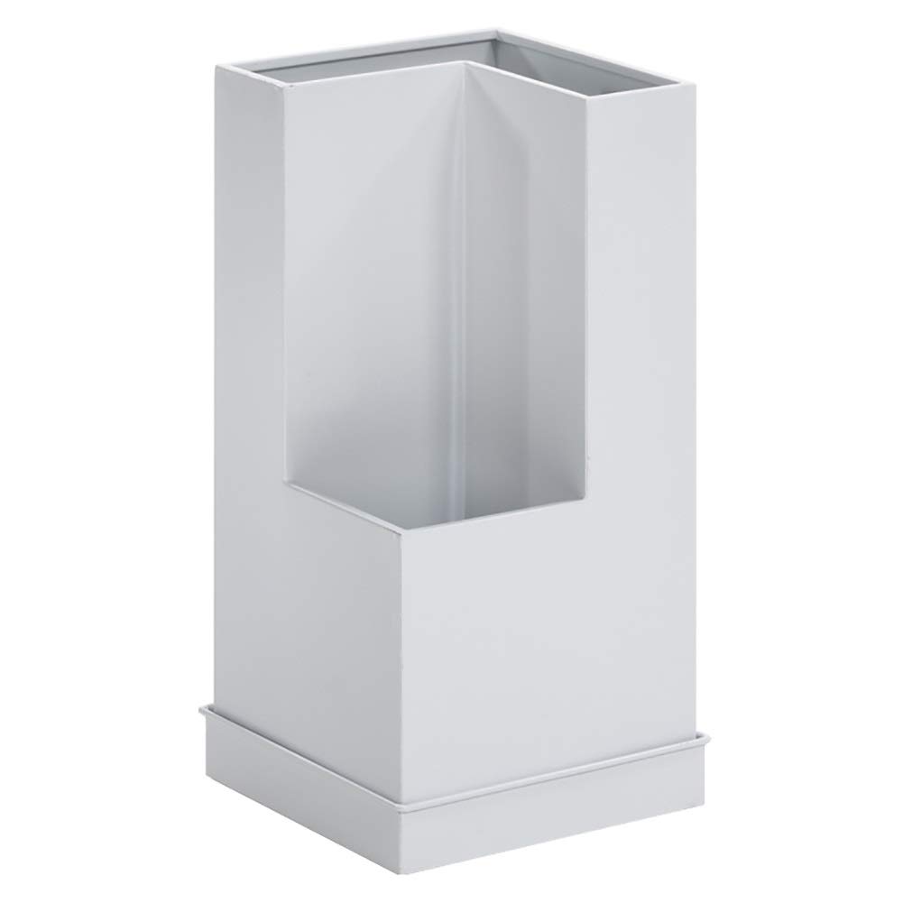 Gonmdopy White Umbrella Stand, Household Umbrella Stand, Metal Umbrella Rack
