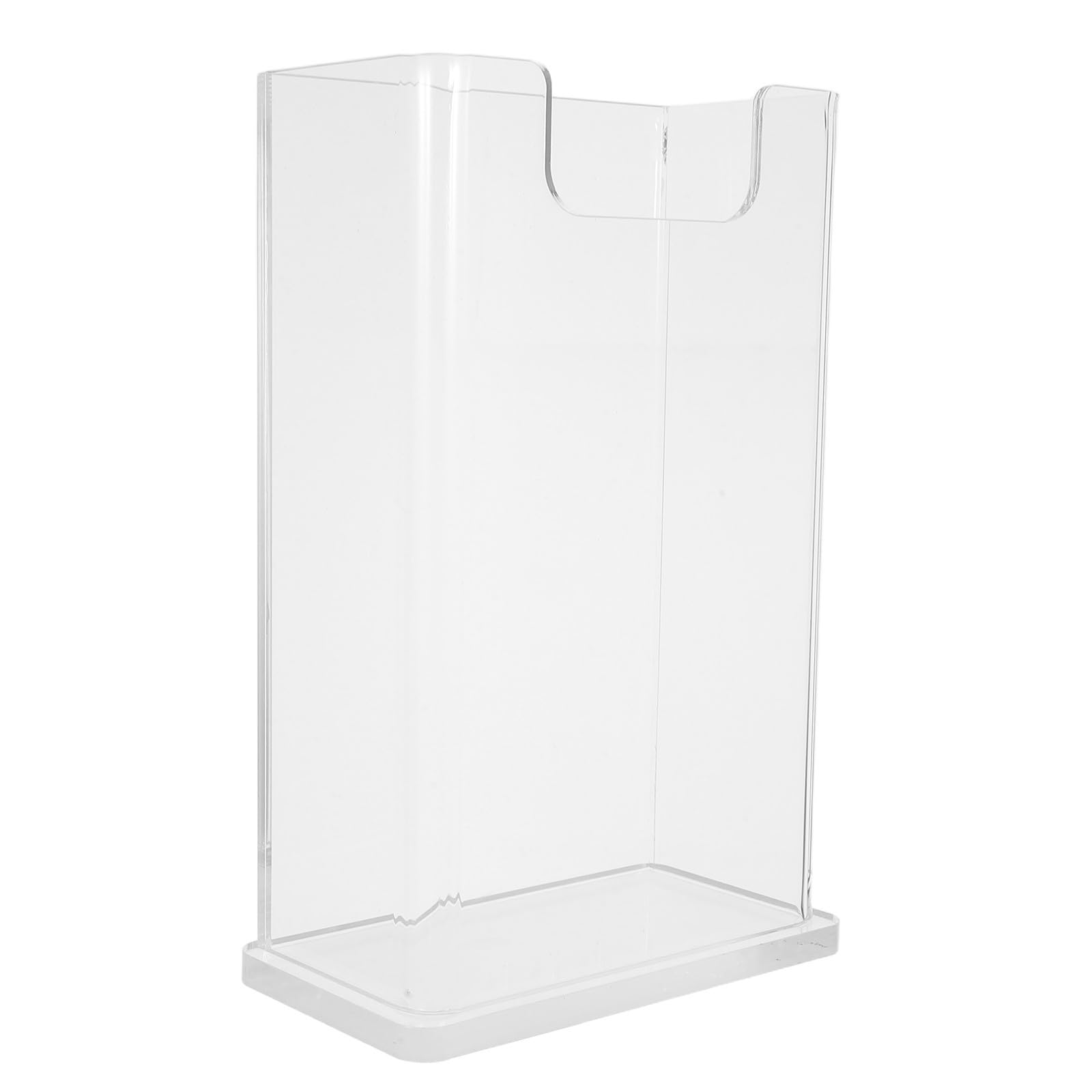 SHINEOFI Porta Servilletas Soporte de Papel de Cocina de Acrílico Transparente Resistente al Agua y Apilable para Uso el Hogar
