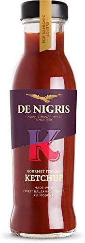 De Nigris Excellence line - Gourmet Italian Ketchup With Balsamic Vinegar Of Modena 10,14 Oz (300ml) | Ketchup With Balsamic Vinegar From Modena Italy | Ketchup With Balsamic Vinegar Aged