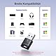 UGREEN Bluetooth 6.0 Adapter Dongle für PC, USB Bluetooth Stick für Maus, Tastatur, Kopfhörer, Handy, Controller, nur für Windows 11/10/8.1