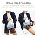 Coach Brook Flap Chain Bag, B4/Bluebell