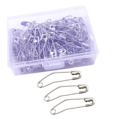 Curved Safety Pins 38Mm/1.5Inch Basting Pins For Quilting Curved (100 Counts) #TOP27