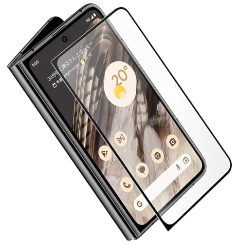 For Google Pixel Fold KXtB Pixel Fold y{ɎqztB KX t یtB P[X wFؑΉ dx9H ϏՌ Uh~ 3D TouchΉ x^b` wh~  a 
