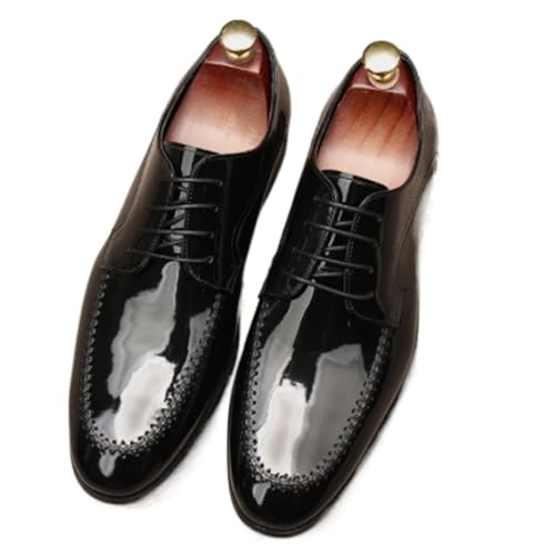 Dress Shoes for Men Men's Black Lace Up Dress Shoes Stylish and Comfortable Formal Footwear for Men