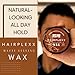Hairplexx Matte Wax - Matte Finish Molding Hair Paste, Strong Hold All Day - Improve Texture and Thickness For All Hair Types, Paraben Free 2.7 oz