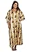 Women's Satin One Size Caftan/Kaftan in Coral Lillies PrintOneSizeCoralLillies