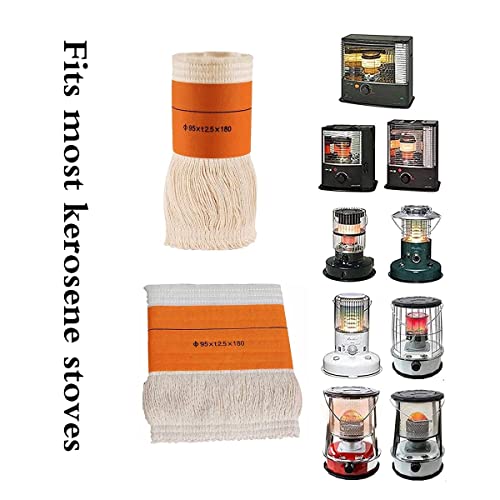 2 Pcs Kerosene Cotton Core No Smoke, Kerosene Stove Wicks, No Odor, Healthierthe Flame Is Bright And Durable For Kerosene Heater, Camping Heaters #TOP5