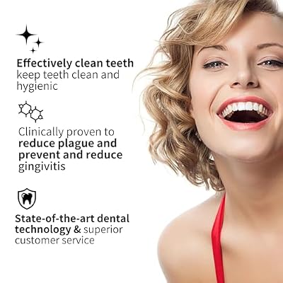 Seapeoa Sonic Electric Toothbrush Set, Equipped with 10 Brush Heads and Travel Case, IPX8 Waterproof, 2-Minute Timer, 42000 High-Frequency Vibrations, 5 Modes, The First Choice for Gift Giving, Black
