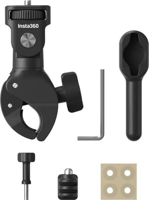 Insta360 Soporte para manillar de moto original – abrazadera resistente – X5 X4 Ace