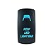 Laser Backlit Blue Rocker Switch ROOF LED LIGHT BAR 20A 12V On/off LED Light STV Motorsports